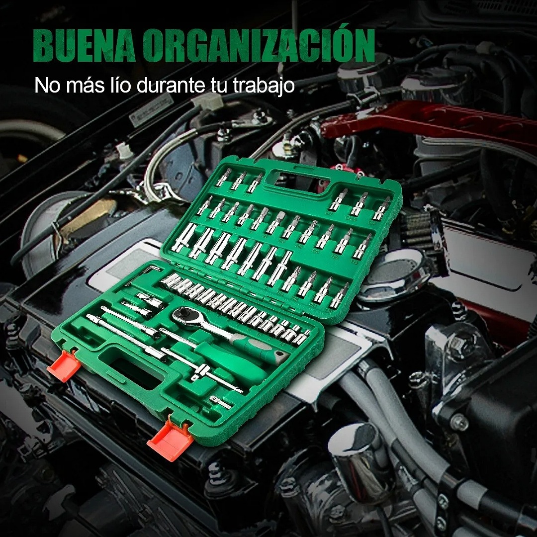 Juego De Herramientas Mecanicas Shawty Autocle 46pcs
