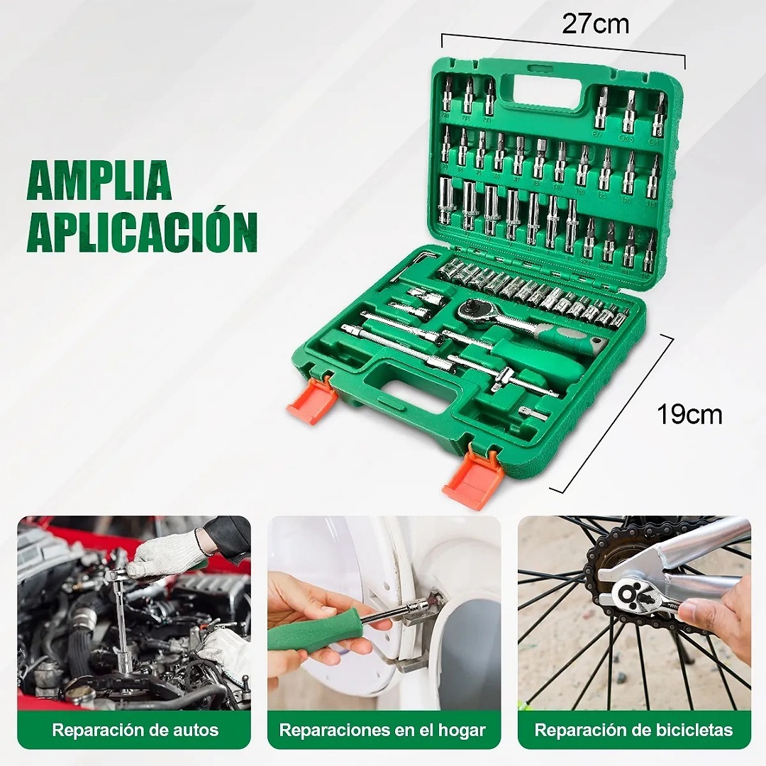 Juego De Herramientas Mecanicas Shawty Autocle 46pcs