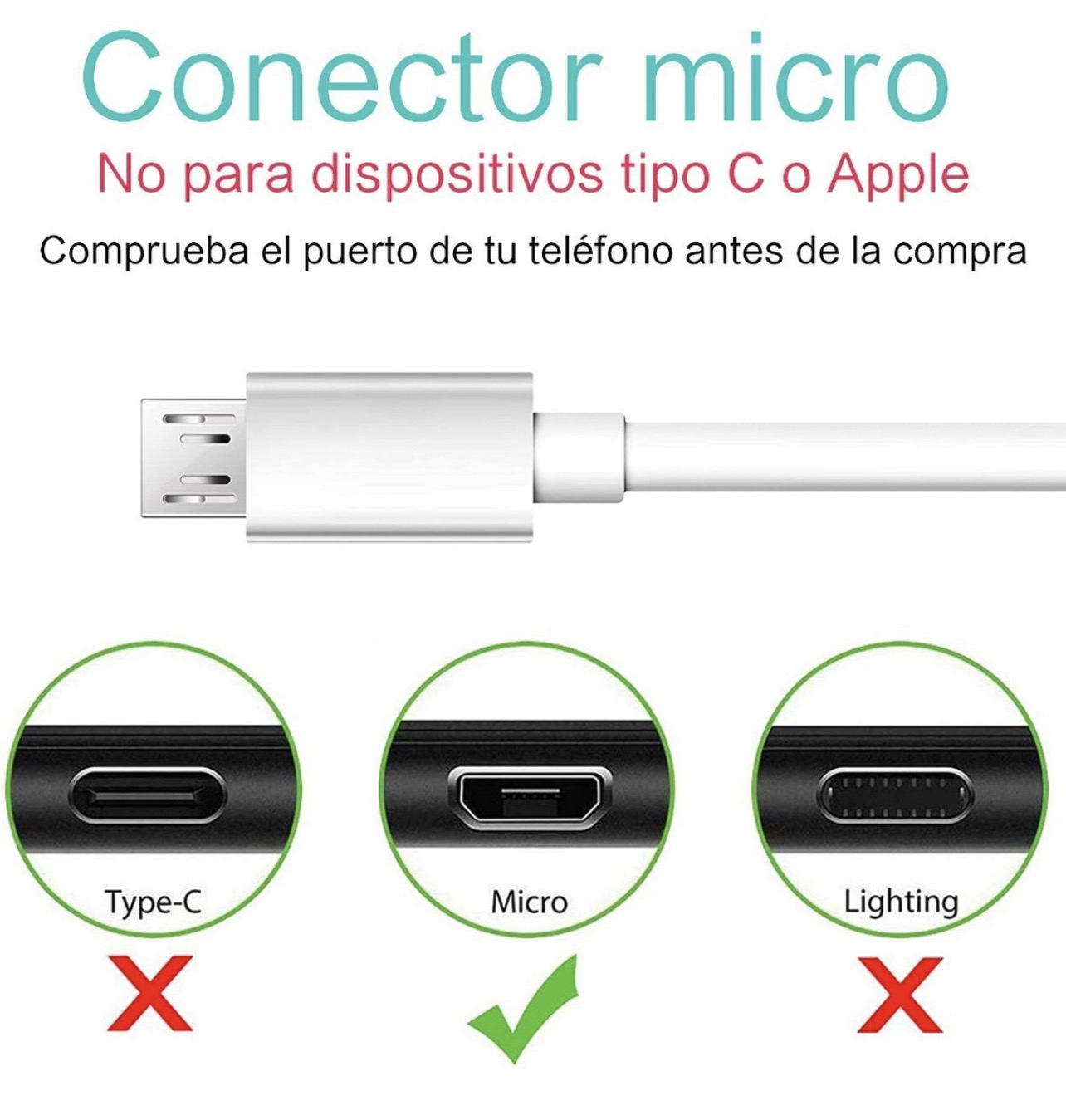 Turbo Cargador Motorola 30W V8 G6 Play E5 G5 E5 Plus E6 Plus Tipo C carga rápida