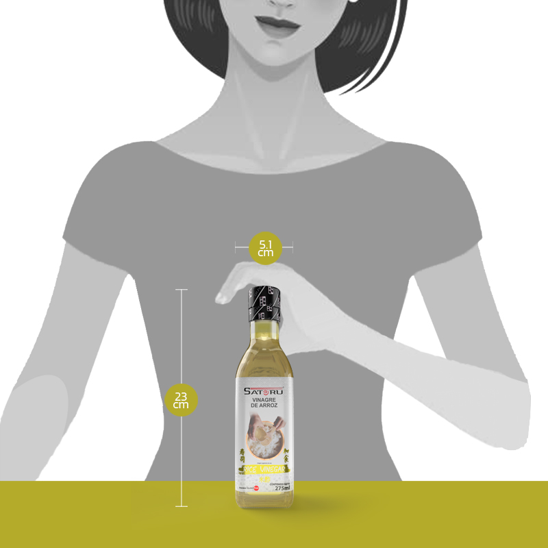 Vinagre De Arroz Para Preparar Sushi 275ml SATORU