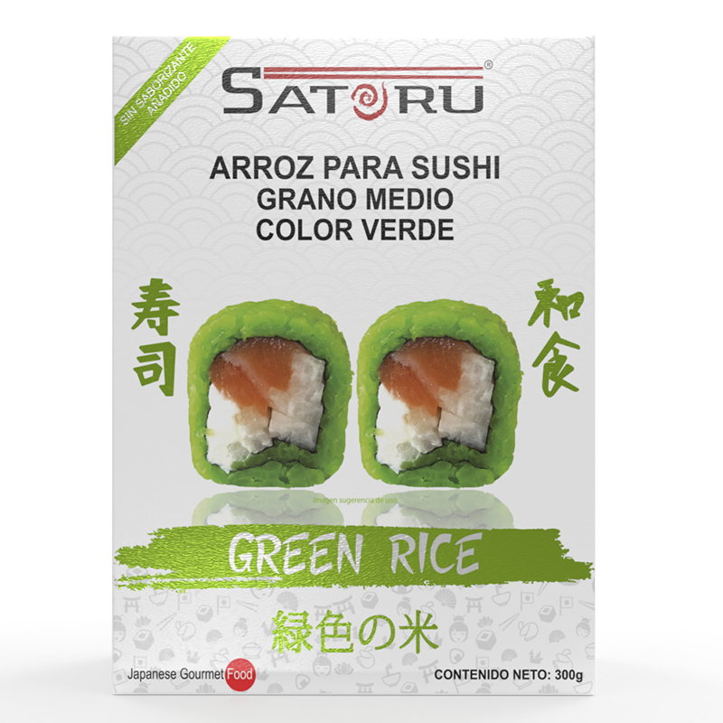 Arroz Para Sushi Verde 300 grs. SATORU