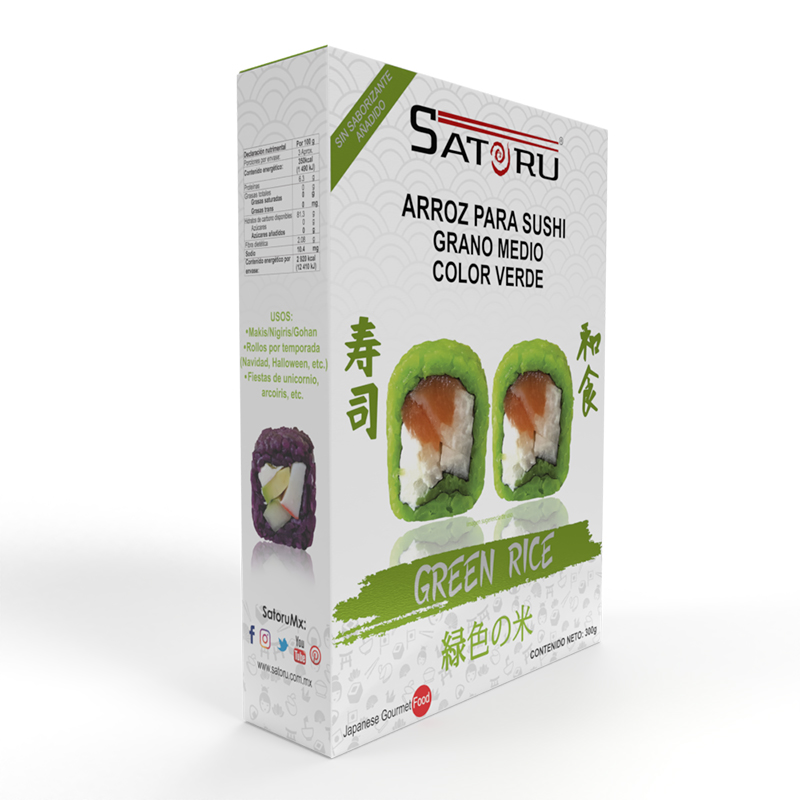 Arroz Para Sushi Verde 300 grs. SATORU