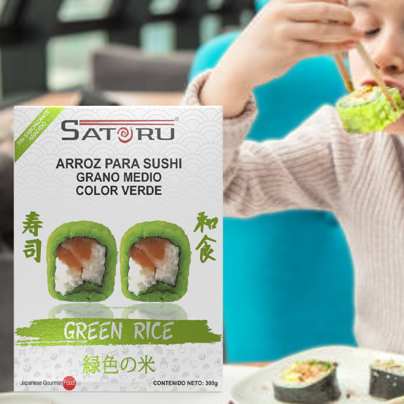 Arroz Para Sushi Verde 300 grs. SATORU