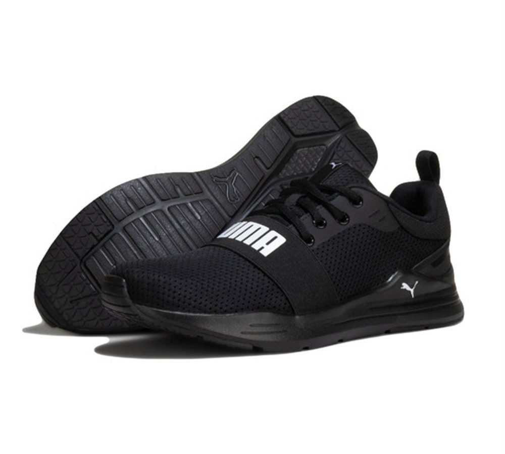 TENIS PUMA WIRED RUN NEGRO  UNISEX  37301501