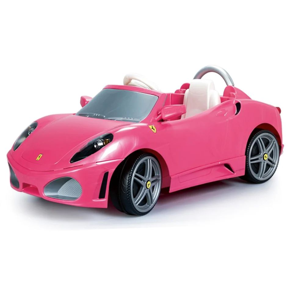 Carro Montable Eléctrico  Ferrari Rosa 6V