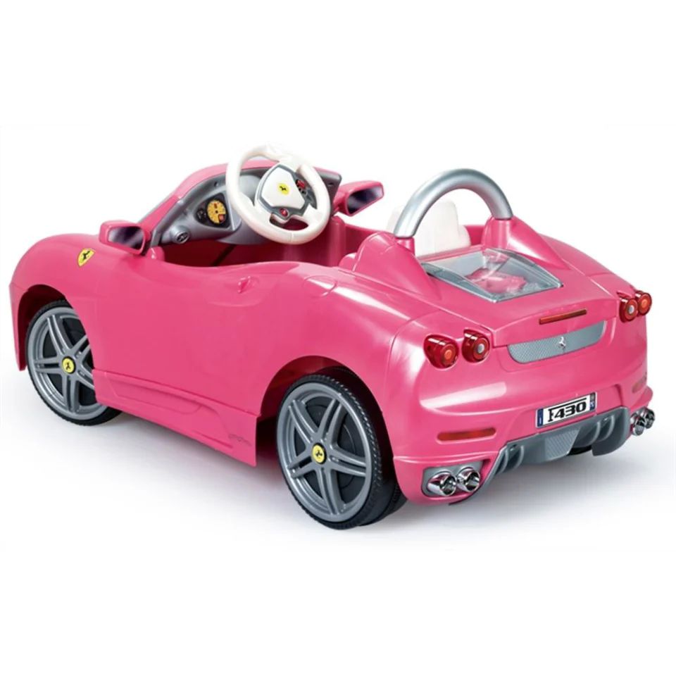 Carro Montable Eléctrico  Ferrari Rosa 6V