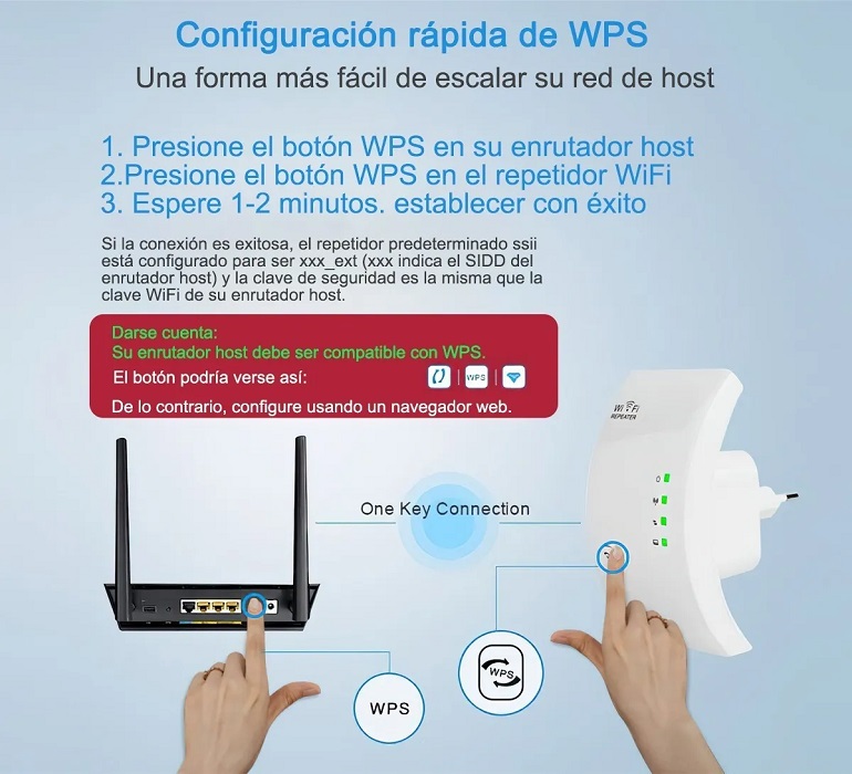 Amplificador de discount señal wifi exito