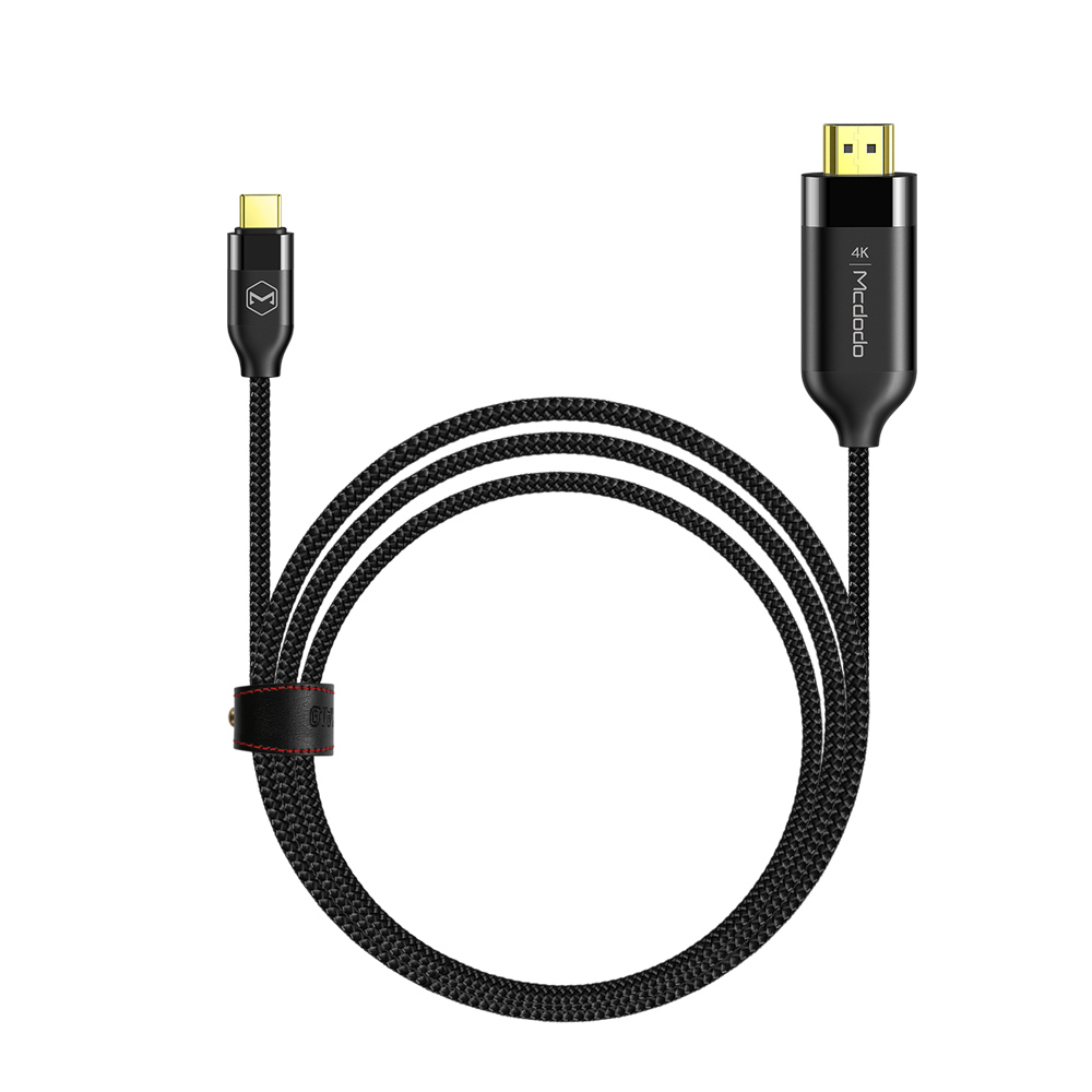 Cable USB Tipo C a HDMI 4K Reforzado con Chapa de Oro 2m.