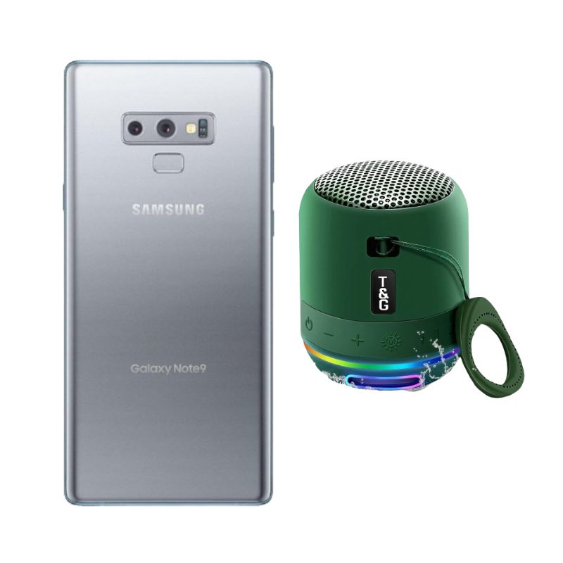 Galaxy Note 9 Plata Reacondicionado 128gb Grado A + Mini Bocina 