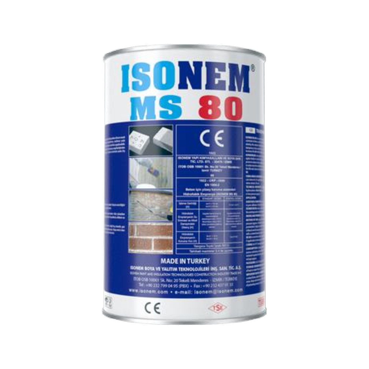ISONEM MS 80- Impermeabilizante liquido trasparente para exteriores- 3,5 L