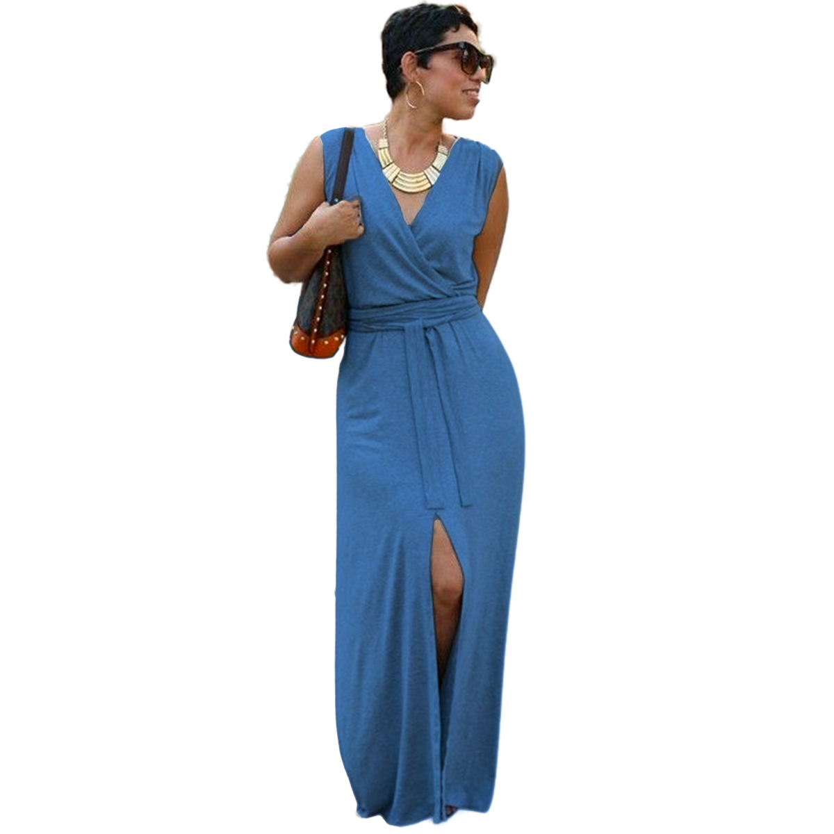 Vestido Largo Elegante Anastacia Casual