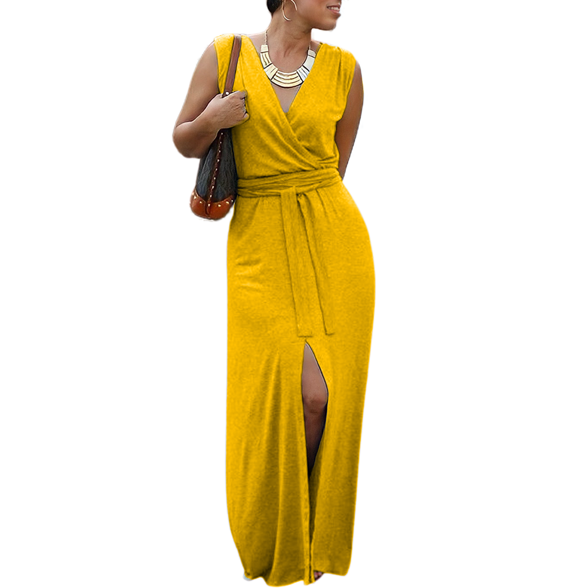 Vestido Largo Elegante Anastacia Casual