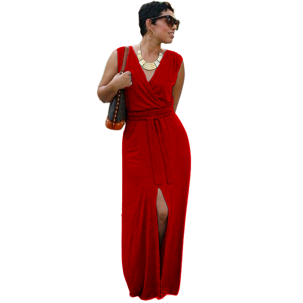 Vestido Largo Elegante Anastacia Casual