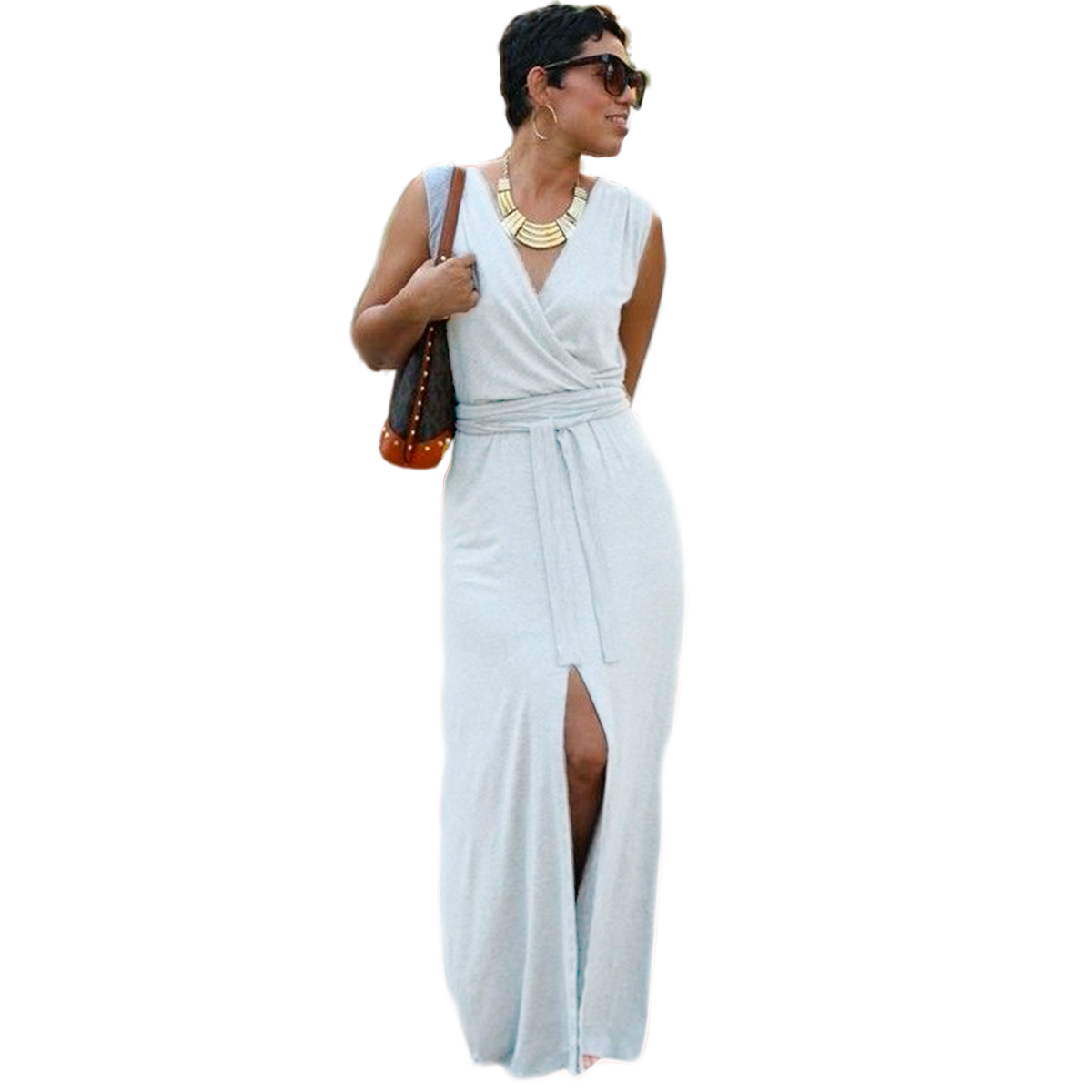 Vestido Largo Elegante Anastacia Casual