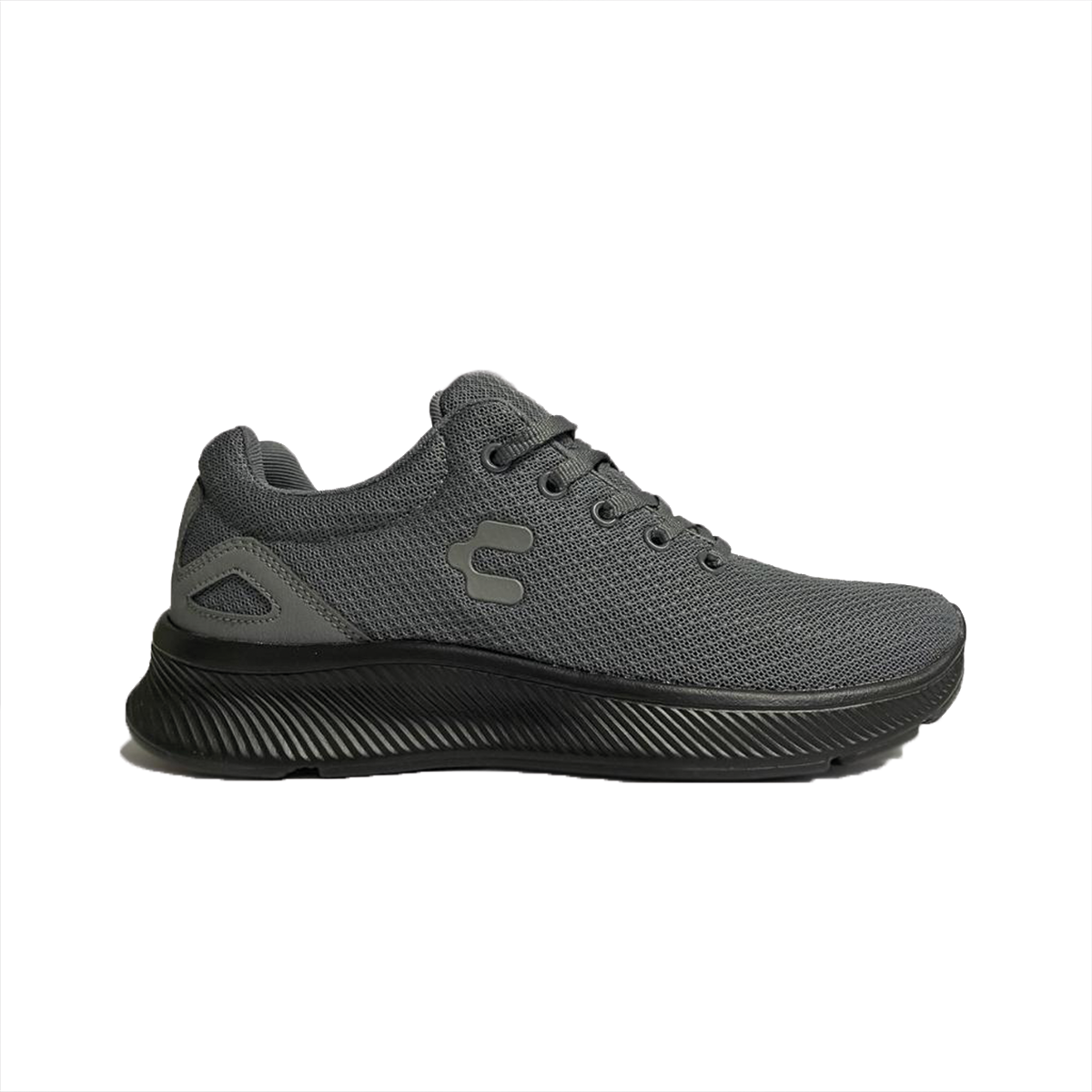 Tenis Charly Negro Gris 387