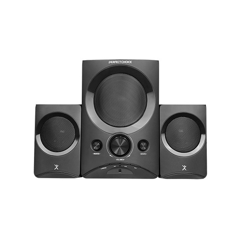 Bocina Perfect Choice Allegro 50W Sistema De Audio 2.1 Usb 2.0 Negro Pc-112761