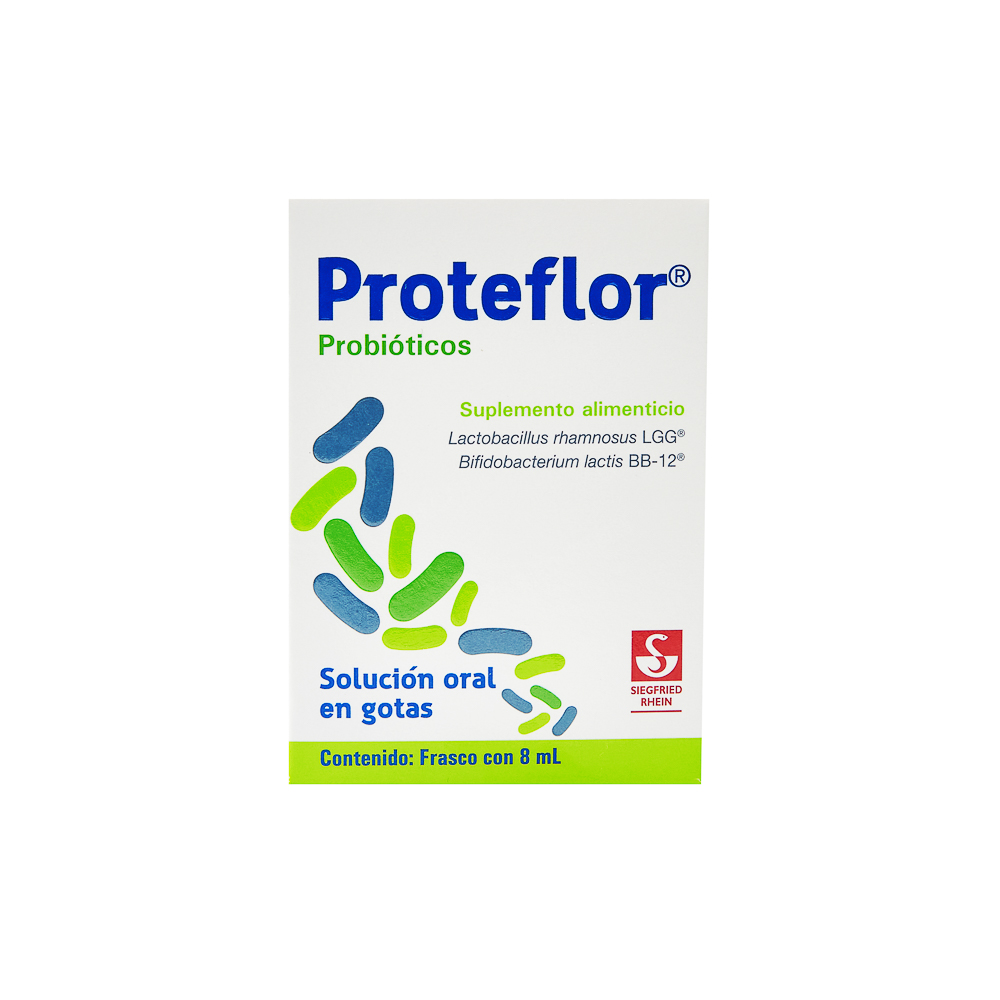 PROTEFLOR PROBIOTICOS SUPLEMENTO ALIMENTICIO FRASCO CON 8ML