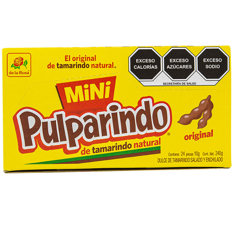 Pulparindo mini 24 piezas