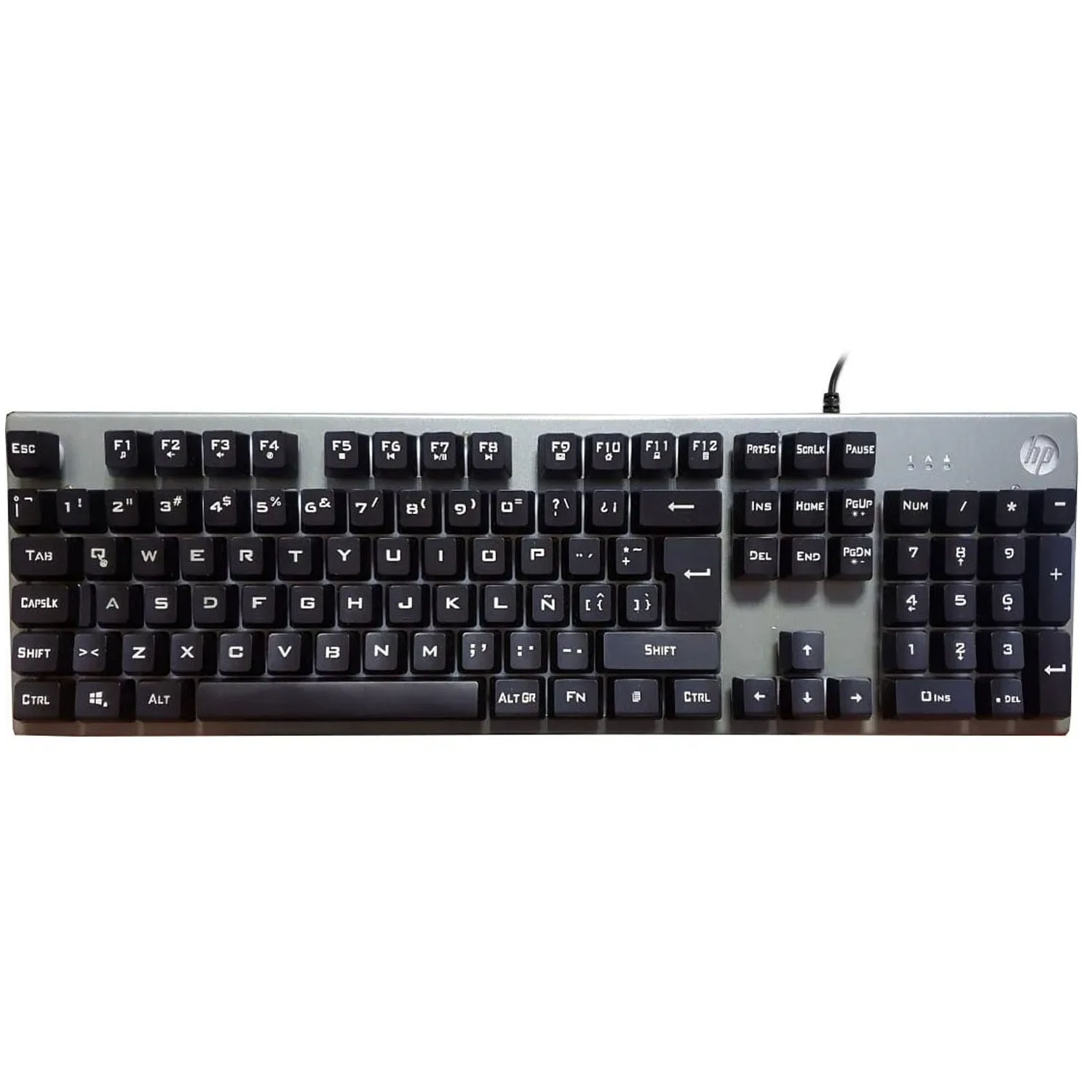 Kit Teclado Y Mouse Hp Usb Led Para Gamer Español Km300f