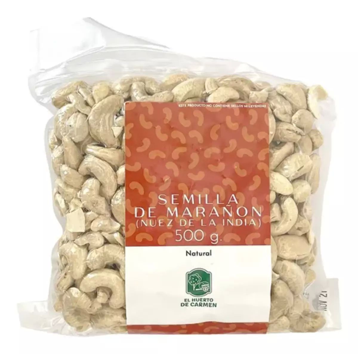 Nuez De La India (semilla De Marañon) 500g Huerto De Carmen