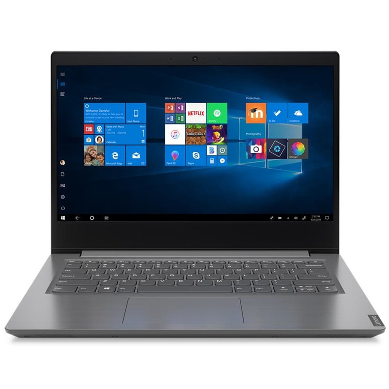 Laptop Lenovo V14 IGL Pantalla 14 Pulgadas, Intel Celeron N4020 Ram 4GB Disco en Estado Solido 128GB Windows 10- Gris