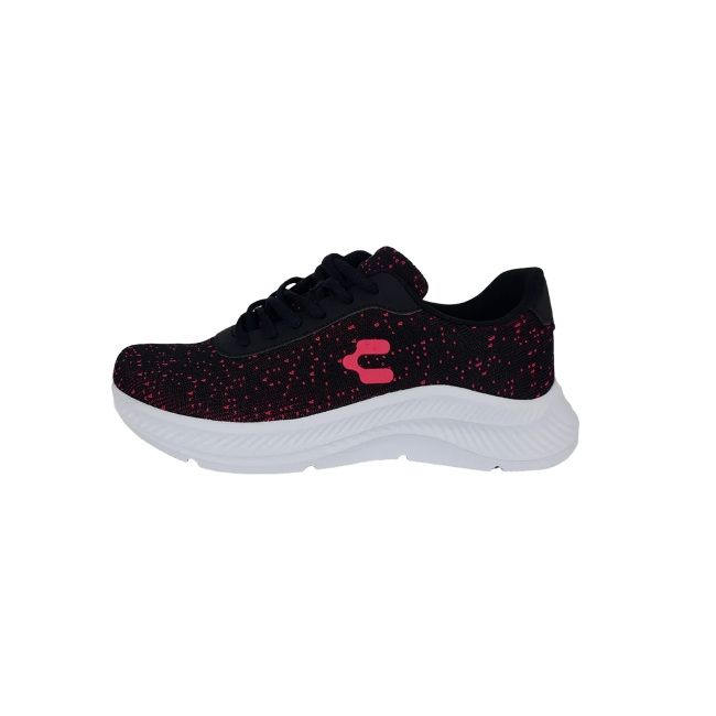 TENIS DEPORTIVO CHARLY NEGRO-ROSA/MUJER 1059081 003 100% ORIGINAL