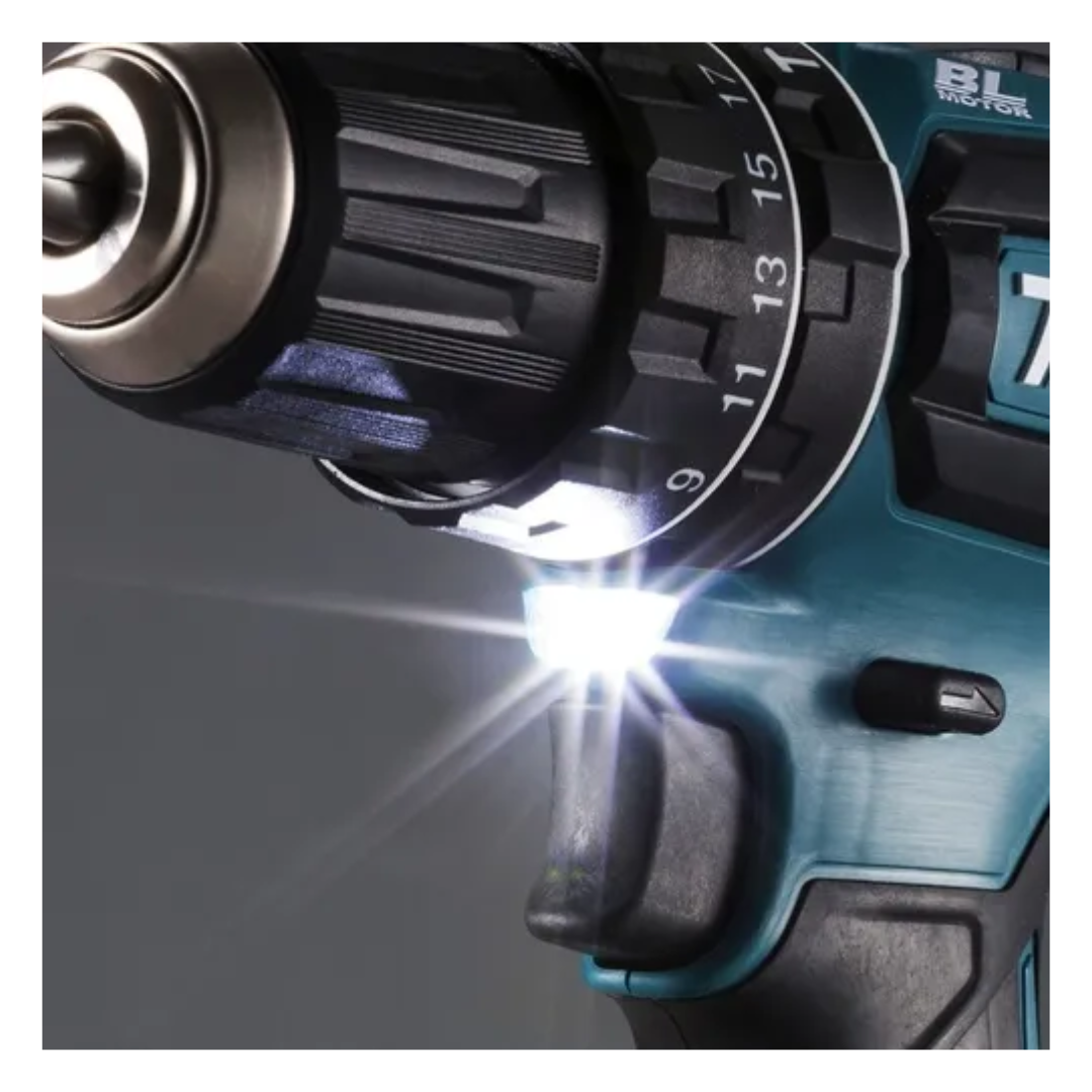 Kit Taladro Percutor Inalámb+75 Accesorios Makita Dhp485syx6