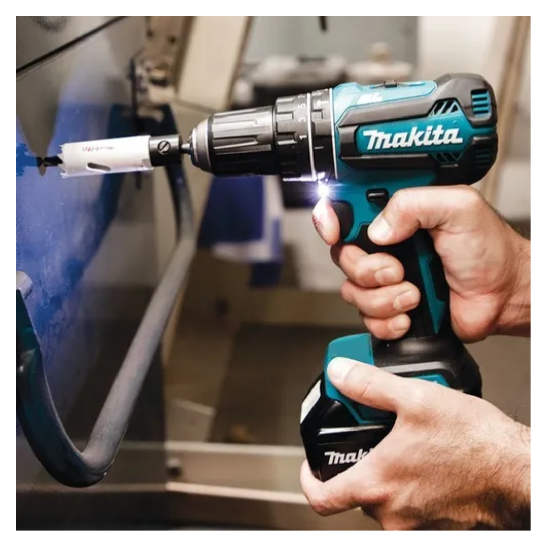 Kit Taladro Percutor Inalámb+75 Accesorios Makita Dhp485syx6