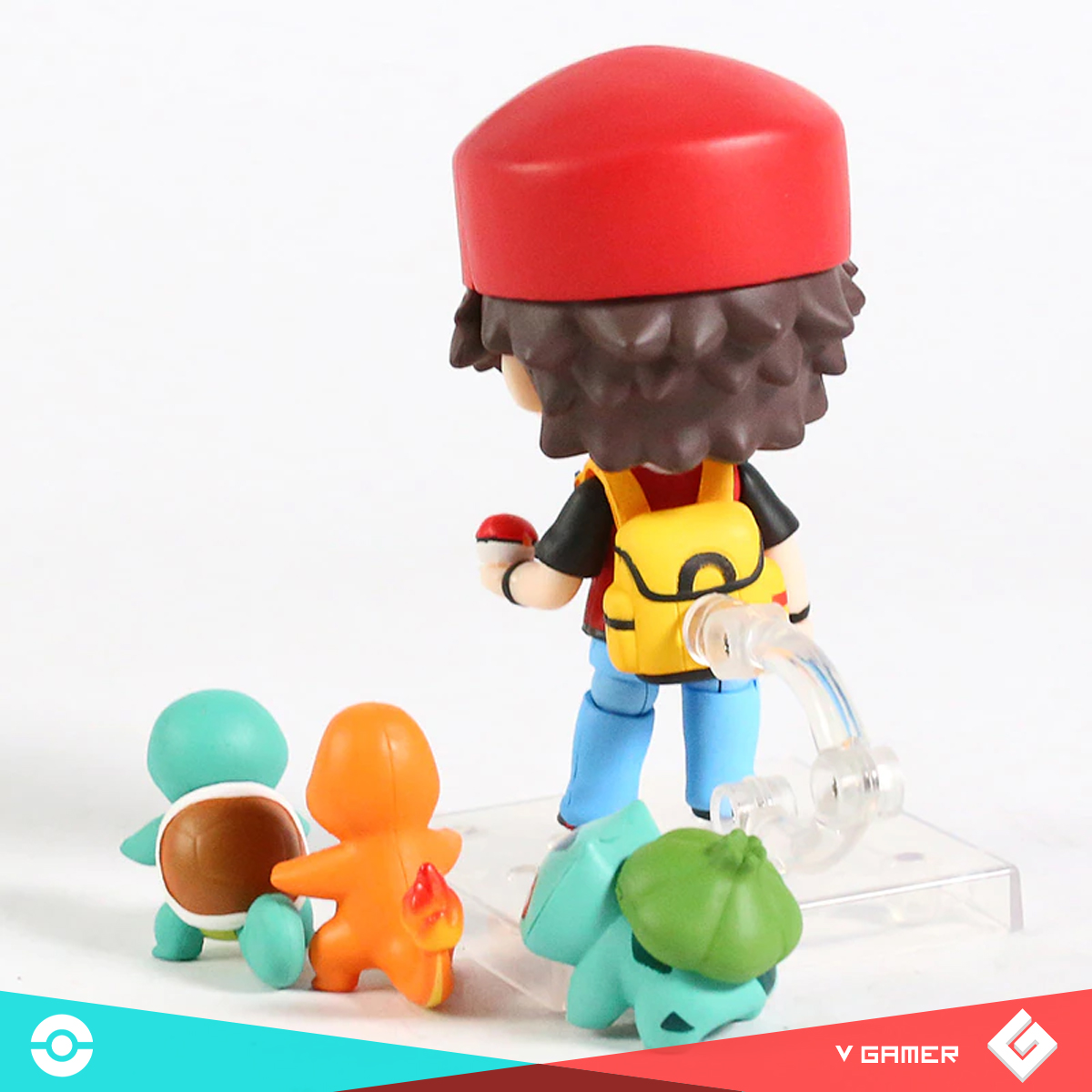 Figura Pokemon Coleccionable Red Charmander Squirtle Bulbasaur Acción