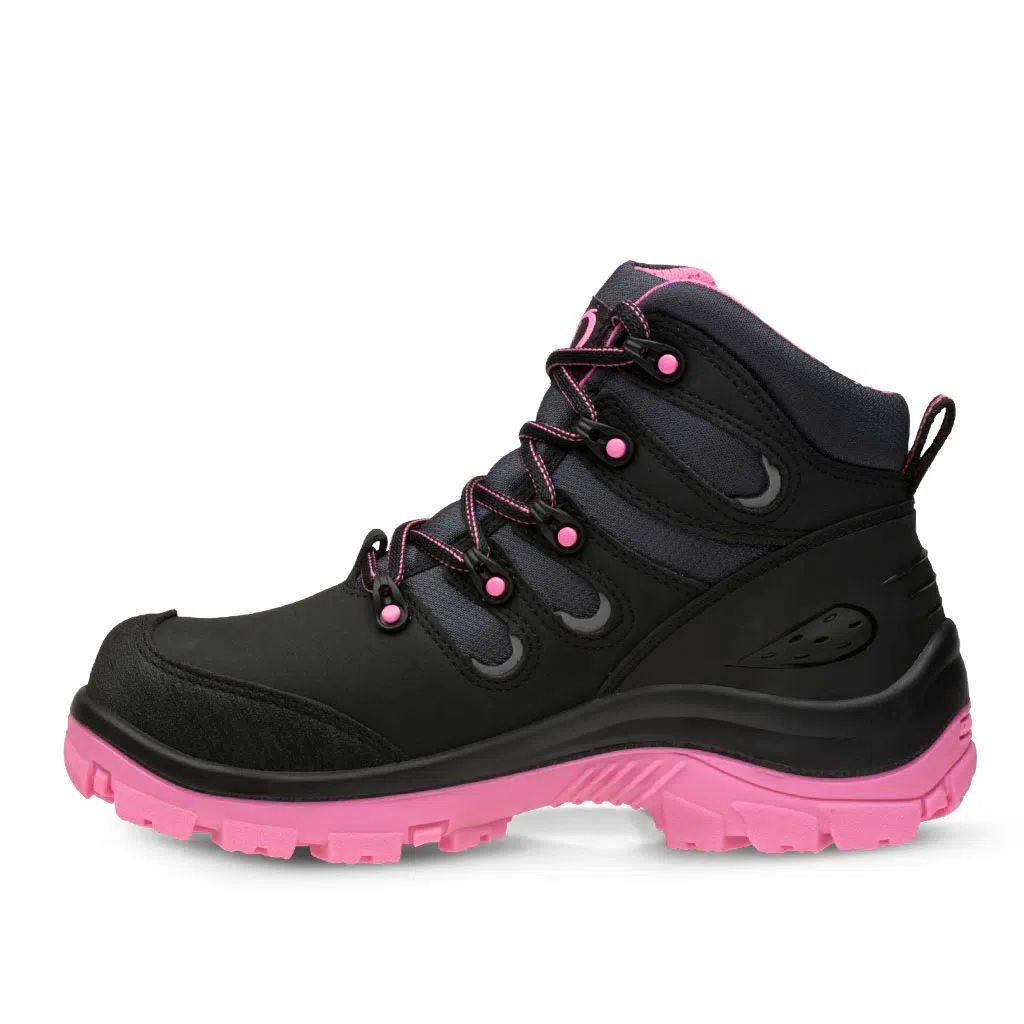 Calzado De Seguridad Egy Negro/Rosa Riverline