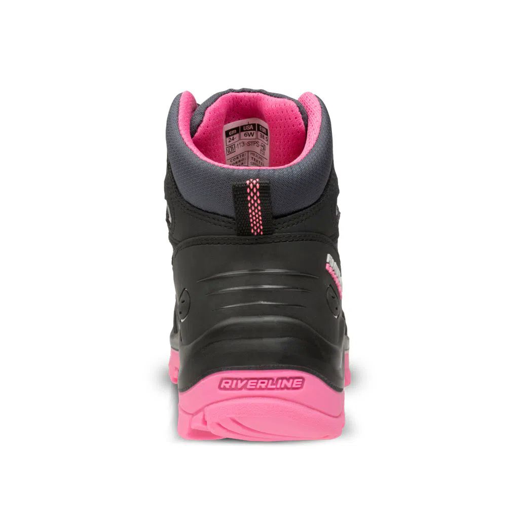 Calzado De Seguridad Egy Negro/Rosa Riverline