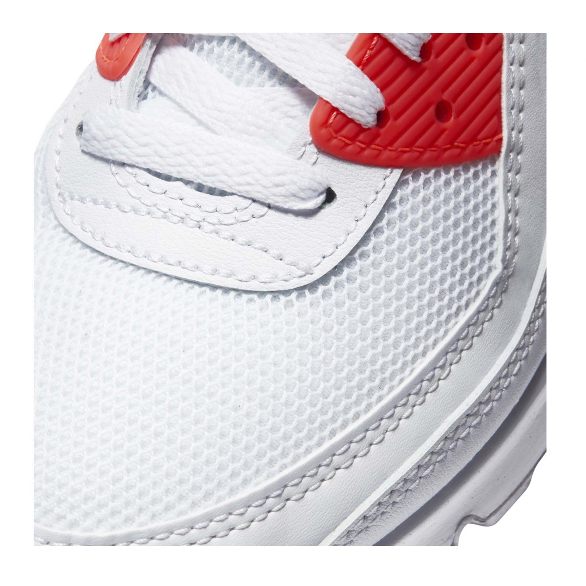 TENIS NIKE AIR MAX 90 BLANCO CON NARANJA Y AZUL (CT1039-100)