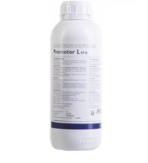 Promotor L 47 de 1 Lt Vitaminas Y Aminoácidos, Aves,abejas,conejos CALIER