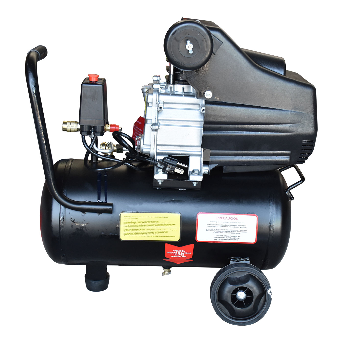 COMPRESOR DE AIRE SWEDISH HUSKY POWER 25 LITROS 2.5 HP C/MANGUERA Y PISTOLA - WINDER25