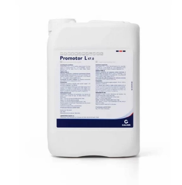 Promotor L47 de 5 Lt Vitaminas Y Aminoácidos, Aves,abejas,conejos CALIER