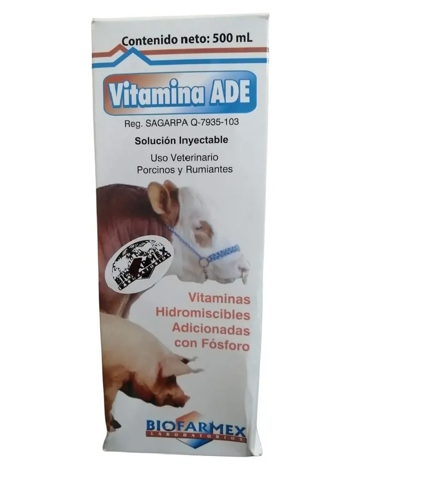 Vitamina Ade Biofarmex De 500 Ml