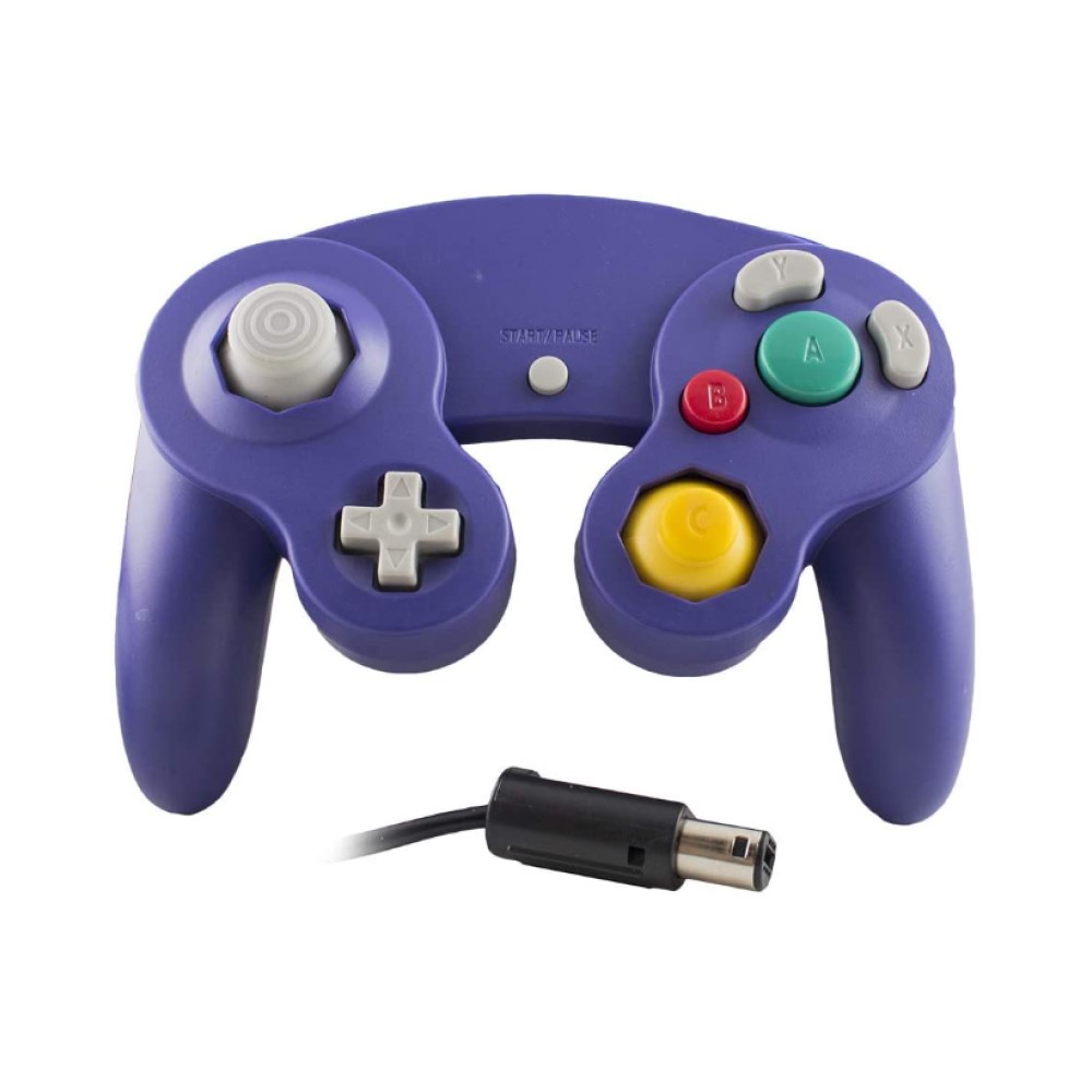 Control Alámbrico Para Gamecube Genérico Color Azul