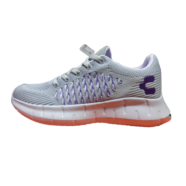 TENIS DEPORTIVO CHARLY GRIS-DAMA/ 1059147 100% ORIGINAL