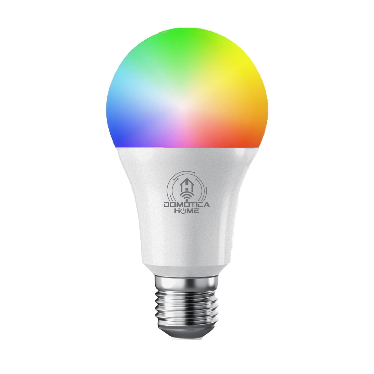 Foco Inteligente WiFi, Multicolor + Luz Blanca Fría y Cálida (RGB + Rango  de Luz Blanca 2700K a 6500K, 800 Lumens en Luces Blancas), Compatible con