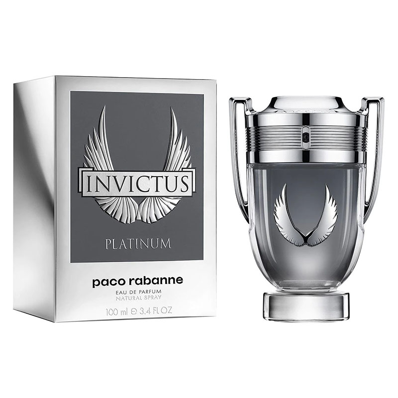 Invictus Platinum Paco Rabanne para Hombres Eau de Parfum 100ml