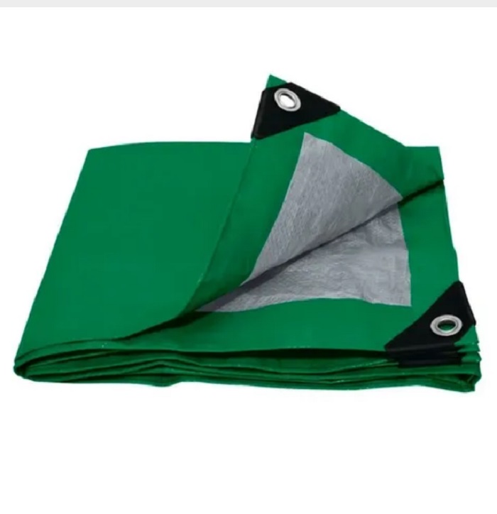 Lona Verde De Polietileno 5m X 6m Reforzada Impermeable