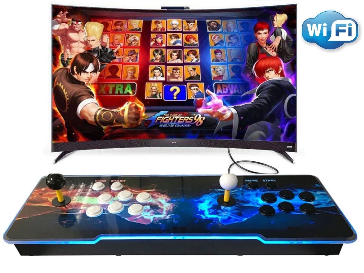 Consola Pandora Arcade Box Juegos Tablero Maquinita Retro Wifi 3333 Juegos 120 3D Doble Jugador