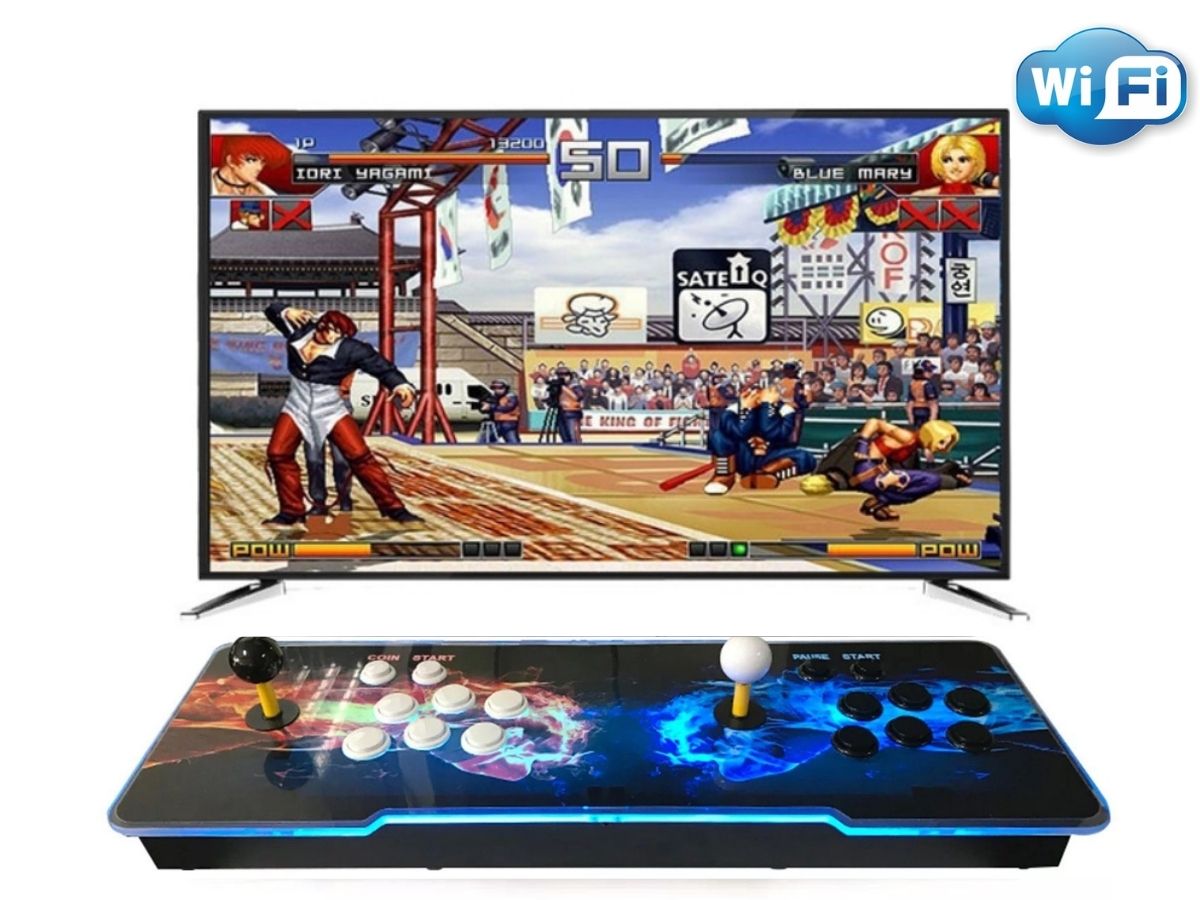 Consola Pandora Arcade Box Juegos Tablero Maquinita Retro Wifi 3333 Juegos 120 3D Doble Jugador