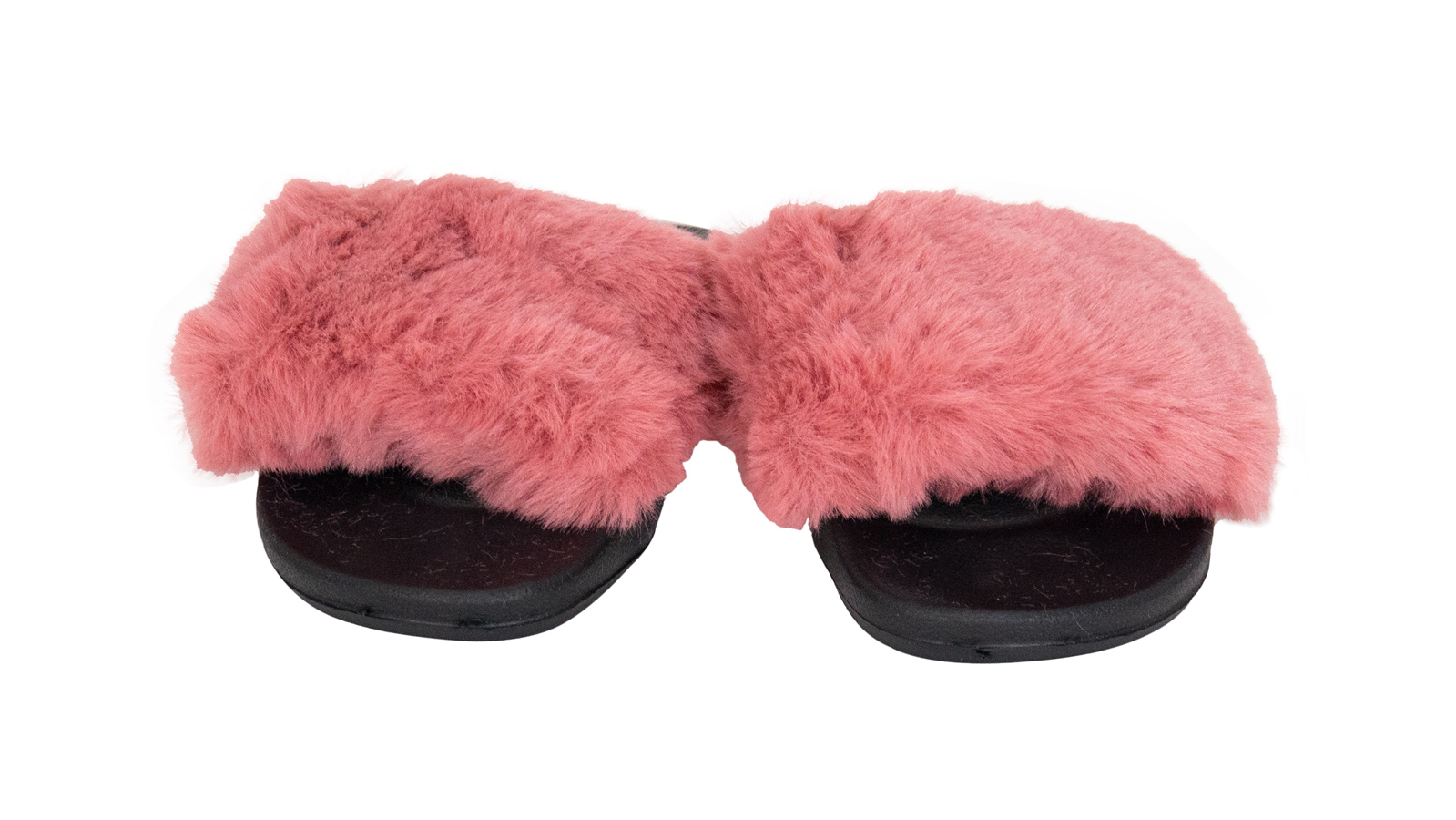 Pantuflas de peluche, cómodas y resistentes para dama