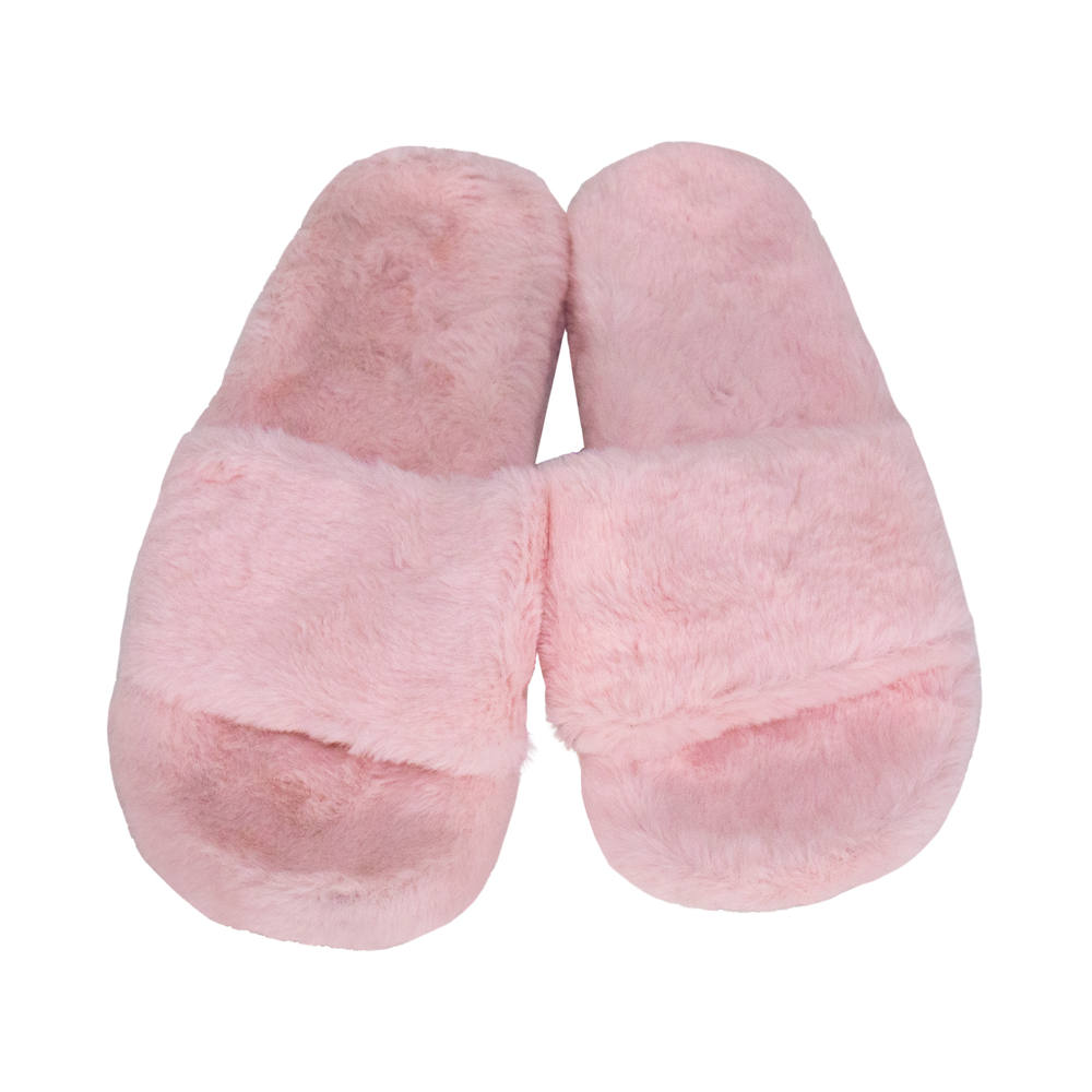 Pantuflas suaves, de peluche afelpado para dama