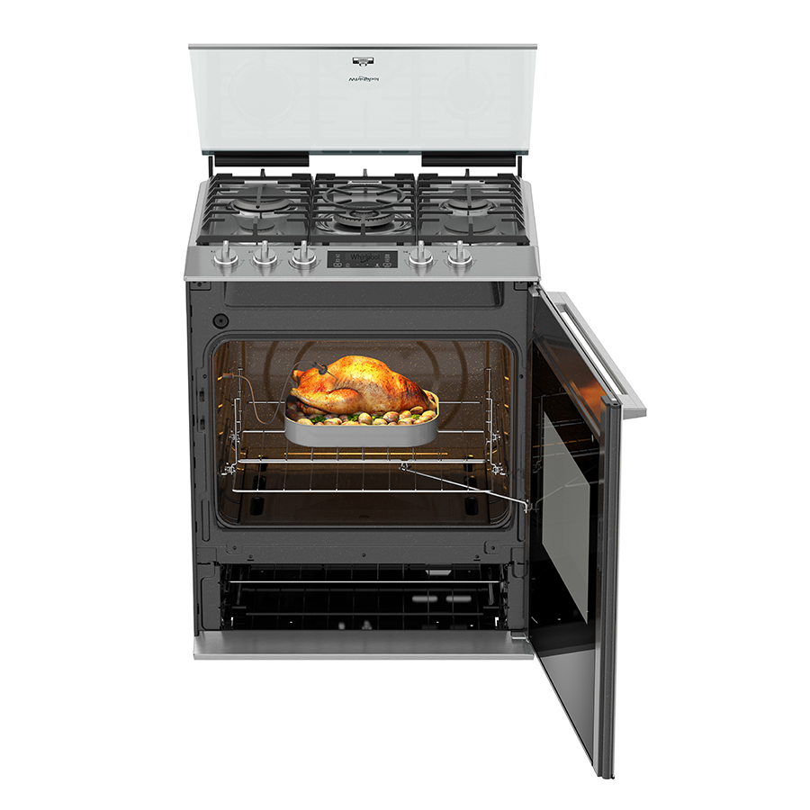 Estufa Whirlpool al Piso 30" Full Side Door WFR9000S