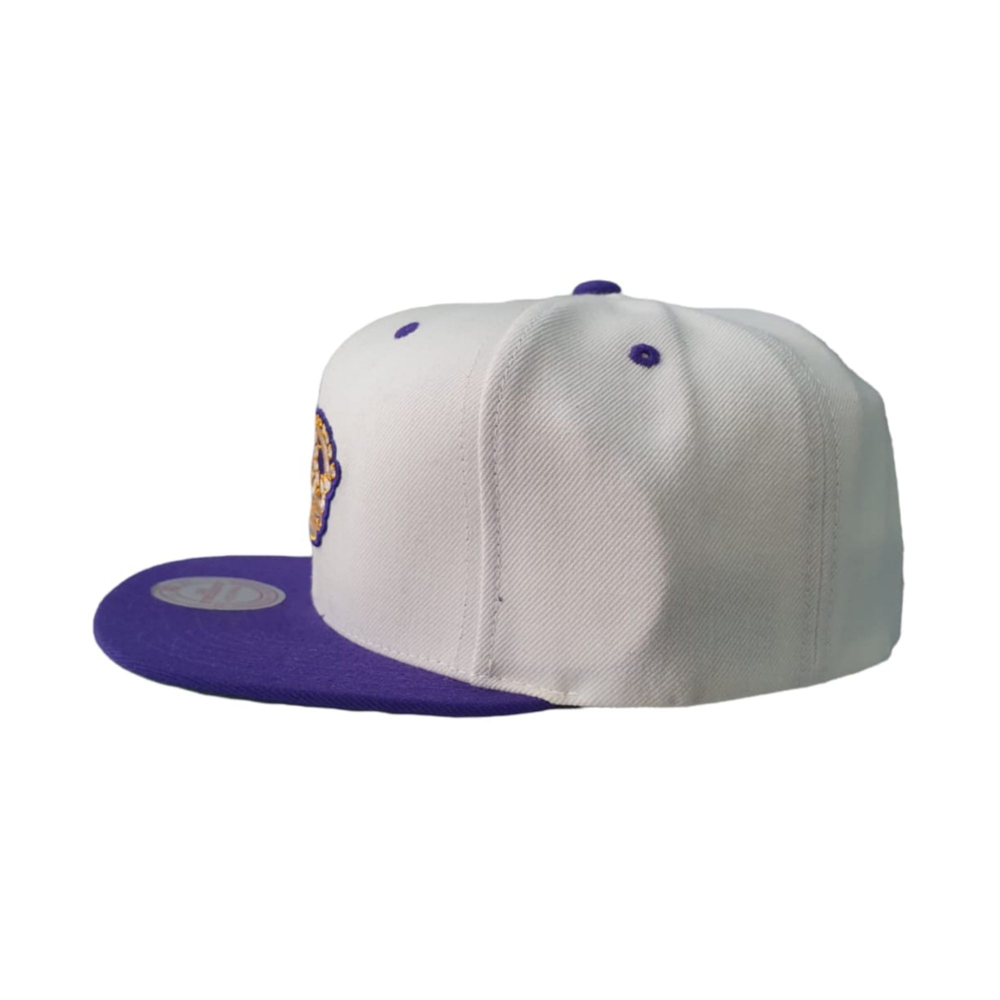 Gorra M&N Los Angeles Kings Blanca Morada Ajustable Original NL18Z7KINGS