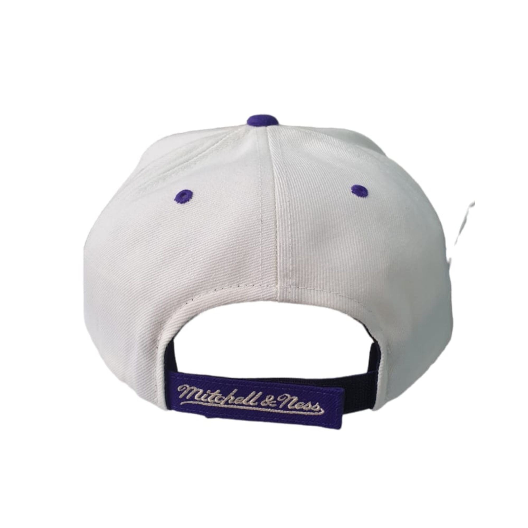Gorra M&N Los Angeles Kings Blanca Morada Ajustable Original NL18Z7KINGS