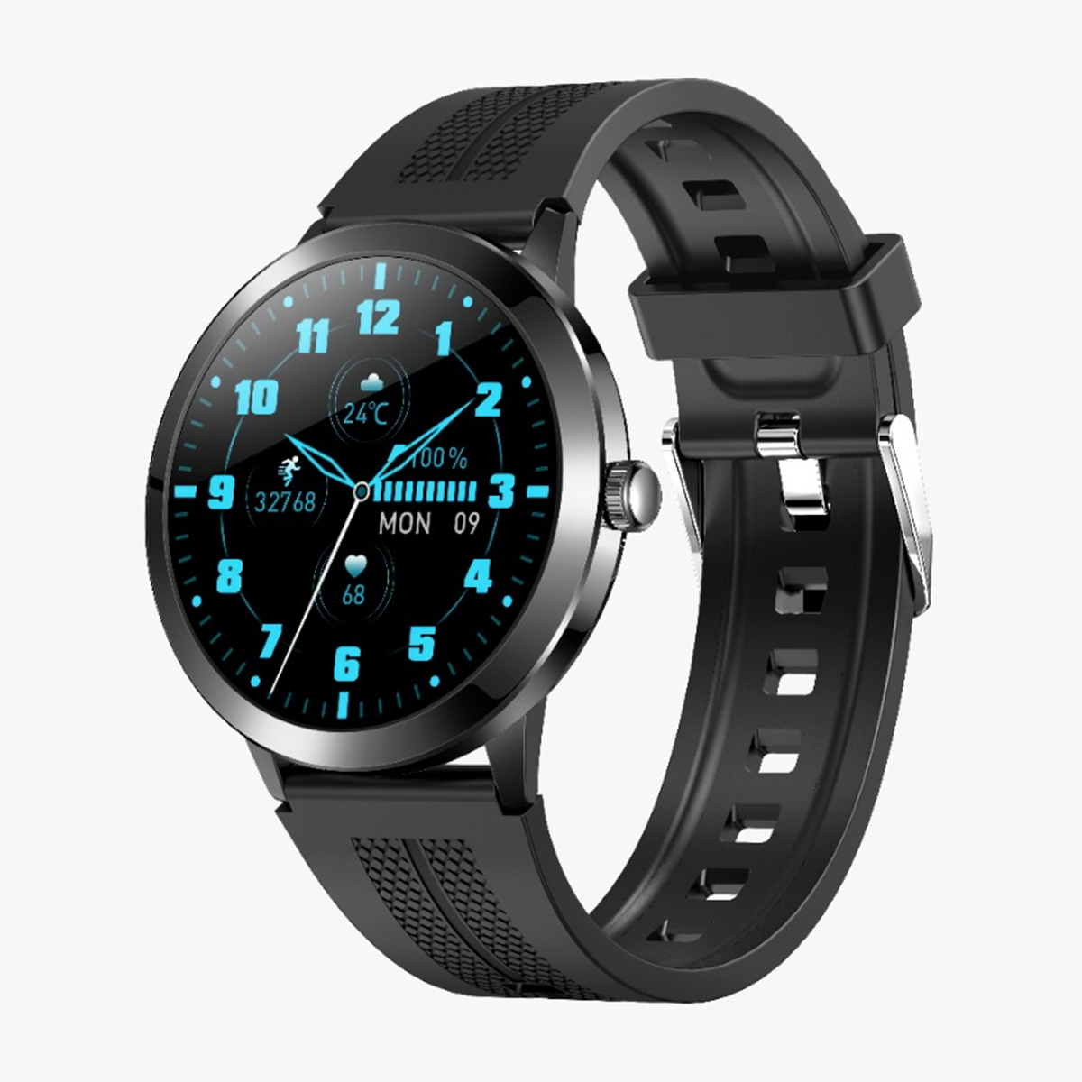Reloj Inteligente Smart watch T6 Redondo Notificaciones de Redes Sociales FRALUGIO.
