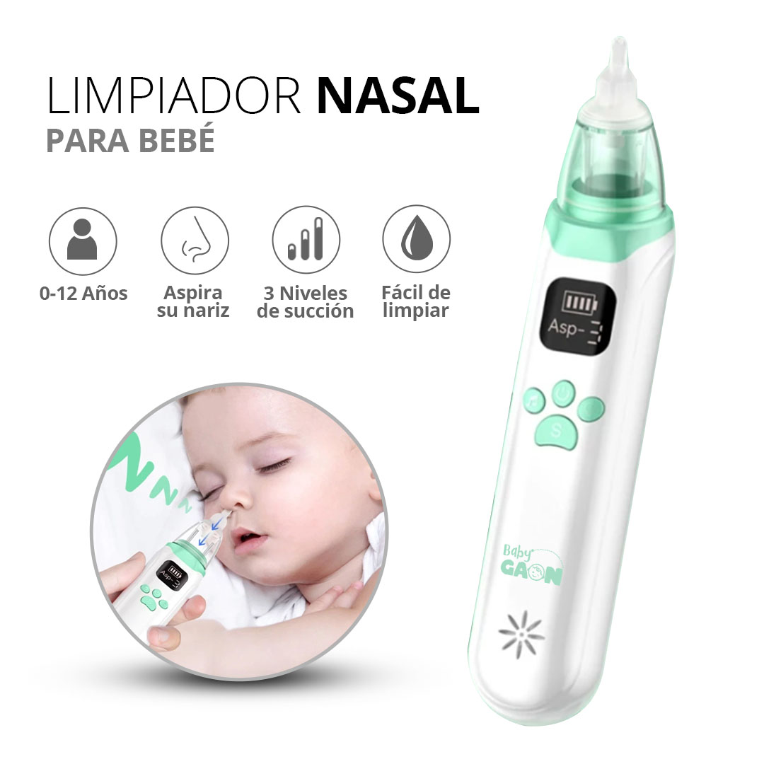 Aspirador Nasal Para Bebe Saca Mocos Electrico Limpiador
